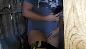 Stepmother Masturbates to Stepdaughter's Photo in Passionate Lesbian Illusion