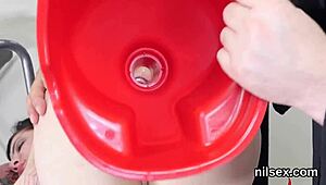 i brought that frisky girl to the anal madhouse for painfull therapy