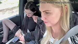 giving her drivers lessons but i end up fucking her somewhere outdoor in the back of my car