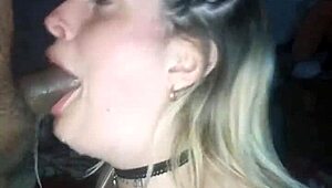 my friend visits and i suck his cock then he fucks me hard until i cum!