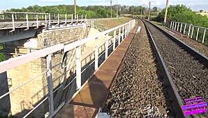 We fucked on the train.