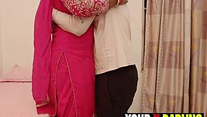 Winter fucking with punjabi stepmom standing fucking