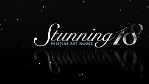 Brunette young whore Hostia TS bath toys masturbation