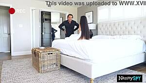 Angel lover becomes a fuck doll to save her nanny gig 😈