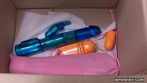 Japanese maid Fu Sazanami masturbates uncensored