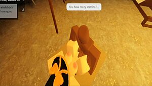 robloxian witch pounded by black cock ft elainaf 😈