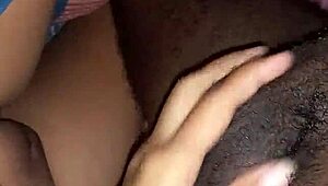 latina girl enjoys huge black dick in her tight pussy