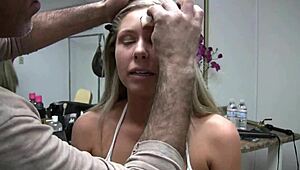 Deepthroat And Lick Shaved Pussy Of Slutty Mom In Heels