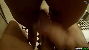 Steamy shower after wild pov fuck