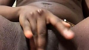 Horny babe intensely masturbates her wet pussy to orgasm