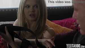 i'm the protective stepdad removing my stepdaughter's chastity belt for rough sex