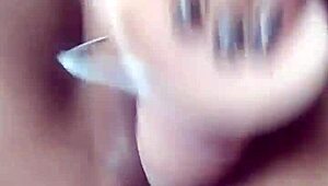 Pornstar poosoo fucks with dildo