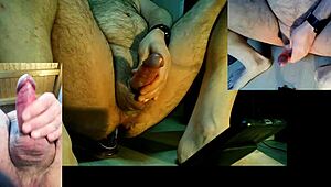 Homemade Dildo Masturbation Leads To Anal Orgasm