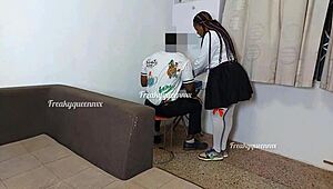 my teacher fucked me while mum slept, cum on my ass