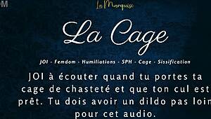 La Cage - Femdom Caged Anal Joi