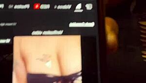 Denne verificeringsvideo viser latina MILF med store patter og røv