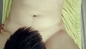 Sexy teen 18+ loves to fuck after taking a bath