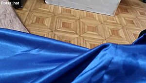 Amateur Long-Haired Girl Rips Clothes For Fetish Striptease, Offering Naughty Handjob And Armpit Play.