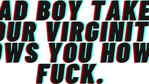 Virgin Gets Fucked By Bad Boy!