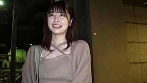 pale slender asian girl transforms with alcohol, getting more erotic and squirting