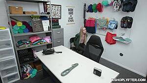 Security Guard Fucks Shoplifter Babe Emma Starletto