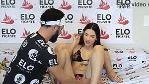 MARIA MENDEZ IN CASTING INTERVIEW FOR SPICY ROOM