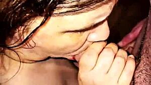 blow job cumshot on big tits?