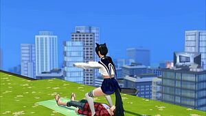 The sims 4 cunnilingus