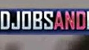 henny teen 18+ gives handjob and gets cumshot