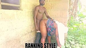 Bbw Feels Addicted To Outdoor Anal Love Making