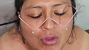 looking for a new semen donor? this bbw with big tits swallows cum.