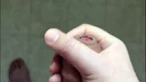 double angle solo masturbation session unfolds