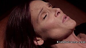 Hot Bound Slave Fucked and Anal Fingered