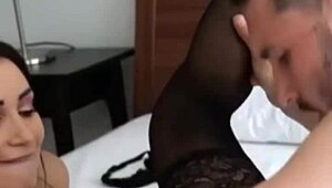 Italian Brunette Moans During Blowjob and Cunilingus Sex