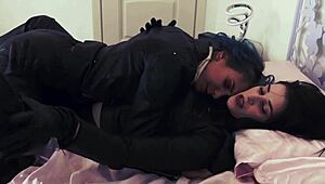 Leather Fashion Show At The Office.