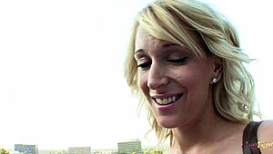 Busty redhead and ebony chick dive into muff with skinny blonde's small tits on display