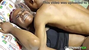 Intense hardcore fuck with long black cock.