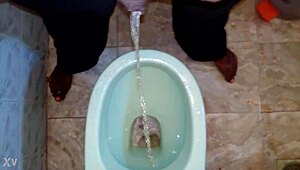 Black man pisses on boy in intense urination scene