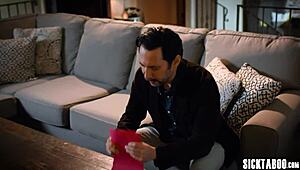 Sweet big tits teen student Leana Lovings fucks college administrator 😍🔥