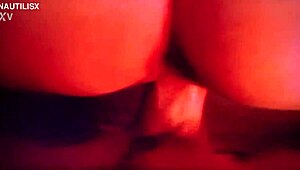 Fucking Wife's Tight Pussy Doggy Style. She Moans Loudly As I Pound Her Hard.