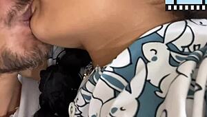 pov sex with lots of cum from a colombian bride