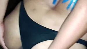 Mexican Milf Opens Legs on Street After Party for Quick Blowjob