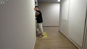 Stepsister anticipates stepbrother's reaction to her smoking.