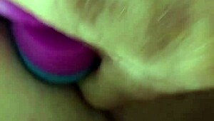rainbow dildo stretches anal hole wide 😏