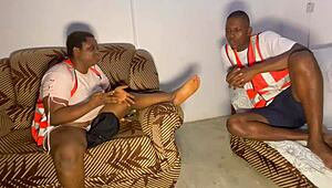 Curvy chubby alphabaddie fucks harveyxbush with monster cock outdoor.