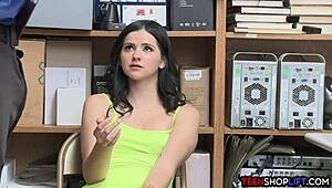 Non Working Pornstar Caught Shoplifting By A Lp Officer