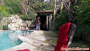 I fucked ebony hard and jizzed all over her feet in doggystyle