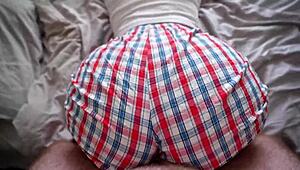 Convinced My Step Sister To Fuck Without Shorts!