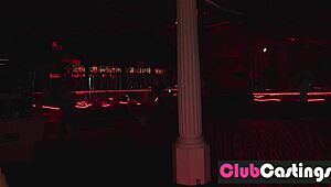 SHY REDHEAD STRIPS DOWN FOR CLUBCASTINGS INTERVIEW