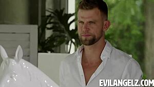 lia's stepfamily gets taboo assfucking and blowjobs from erik everhard and vince karter in pov.